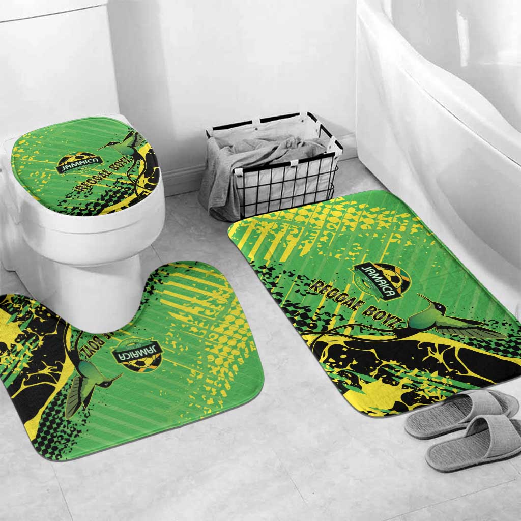 Jamaica Football Bathroom Set Come On Reggae Boyz Red-billed streamertail - Wonder Print Shop