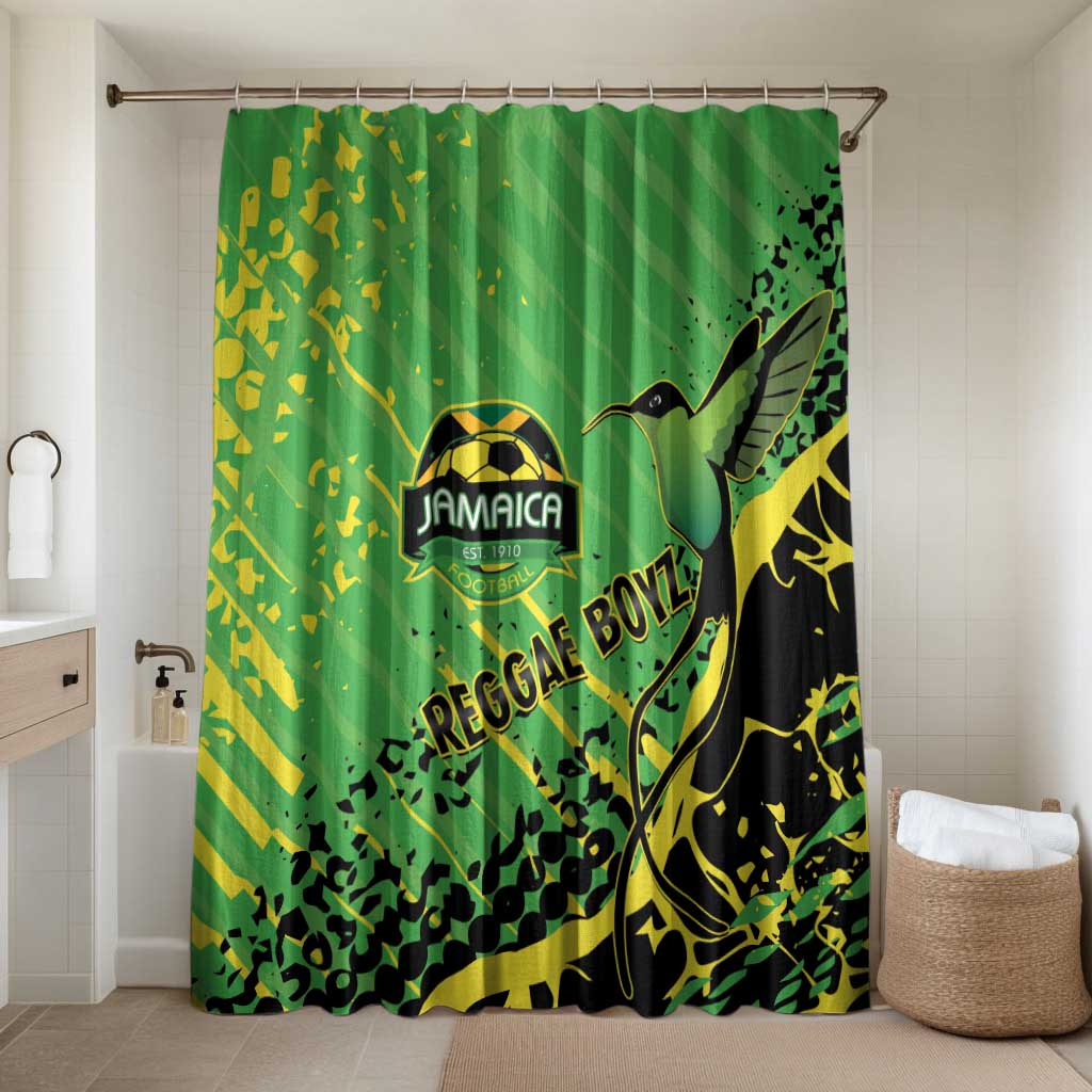 Jamaica Football Bathroom Set Come On Reggae Boyz Red-billed streamertail - Wonder Print Shop