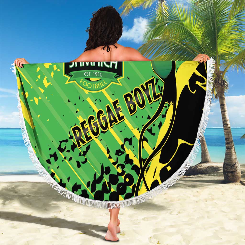 Jamaica Football Beach Blanket Come On Reggae Boyz Red-billed streamertail - Wonder Print Shop