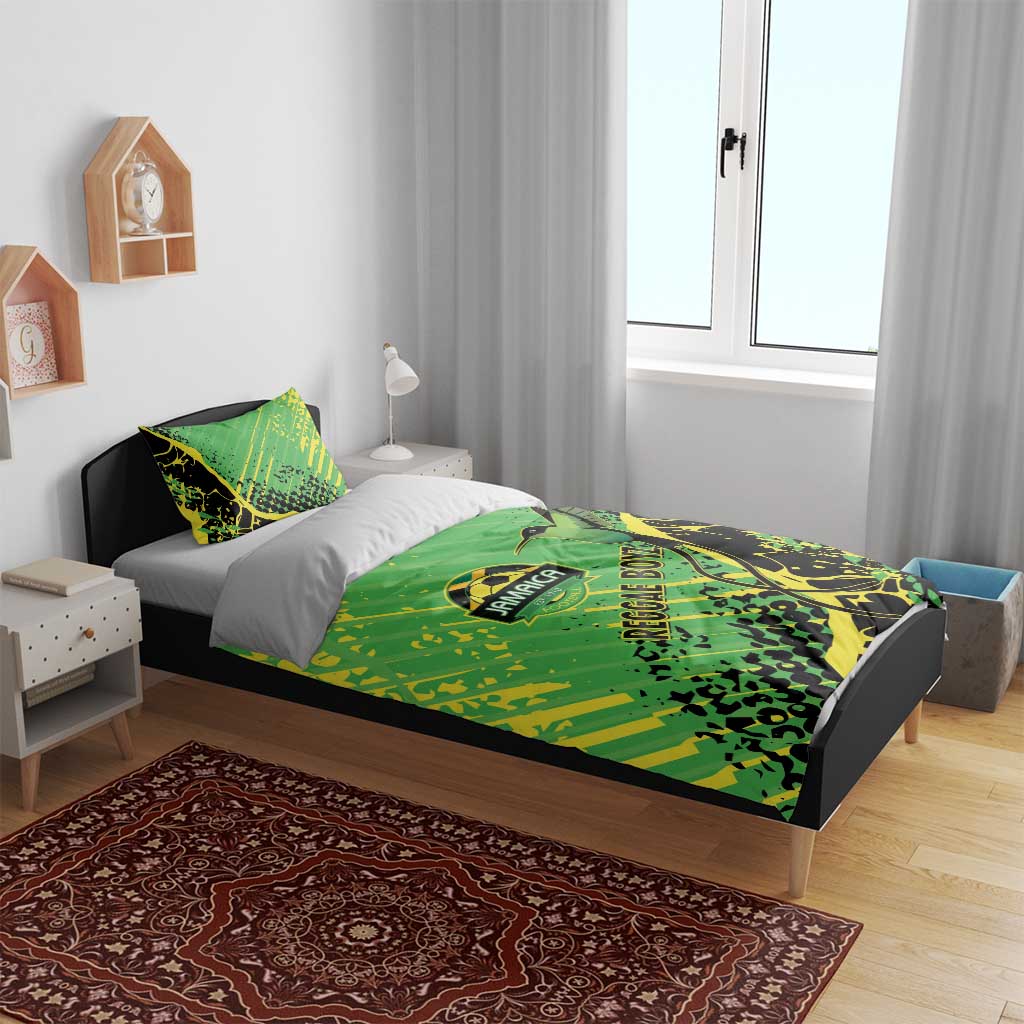 Jamaica Football Bedding Set Come On Reggae Boyz Red-billed streamertail - Wonder Print Shop