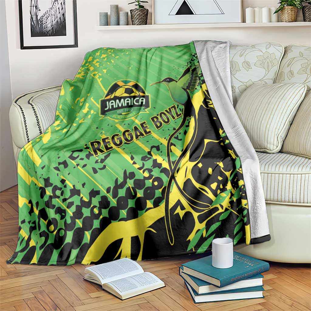 Jamaica Football Blanket Come On Reggae Boyz Red-billed streamertail - Wonder Print Shop