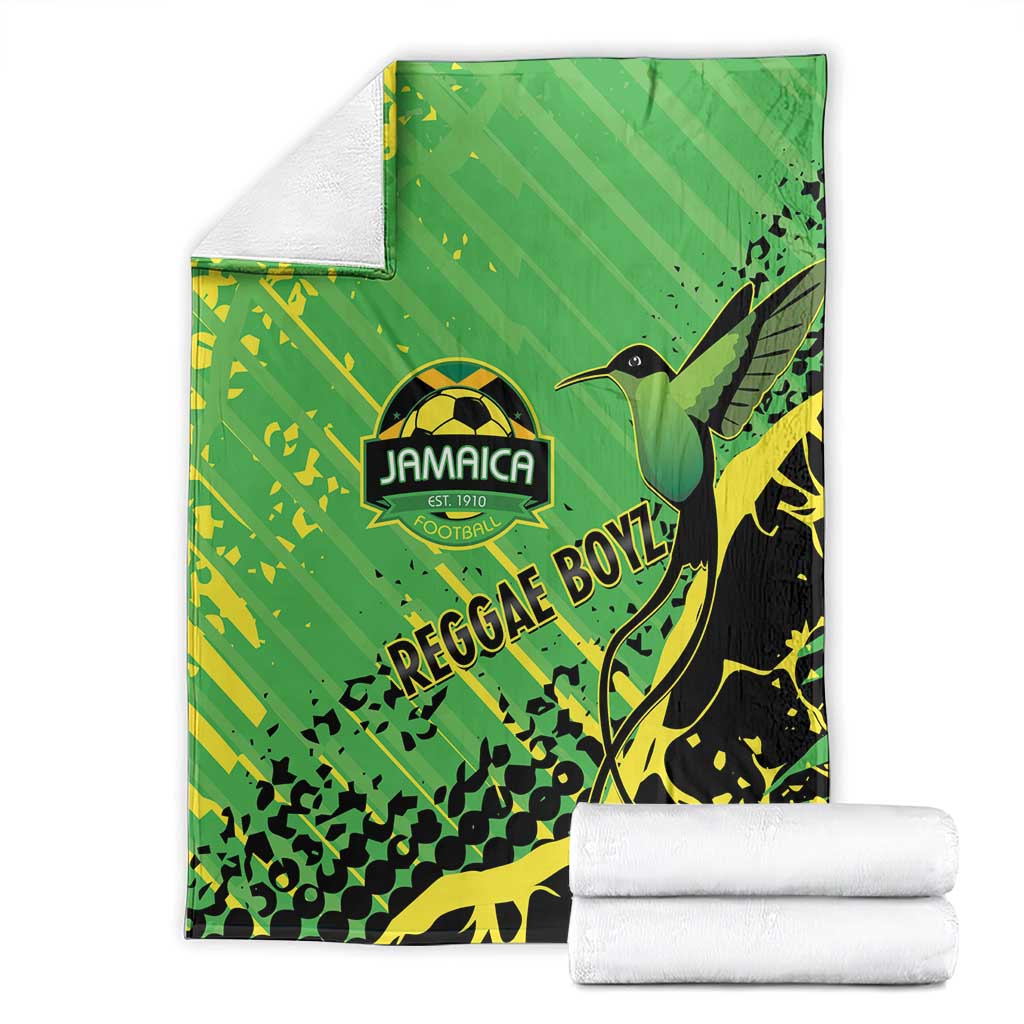 Jamaica Football Blanket Come On Reggae Boyz Red-billed streamertail - Wonder Print Shop
