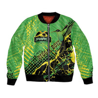 Custom Jamaica Football Bomber Jacket Come On Reggae Boyz Red-billed streamertail - Wonder Print Shop