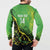 Custom Jamaica Football Button Sweatshirt Come On Reggae Boyz Red-billed streamertail - Wonder Print Shop