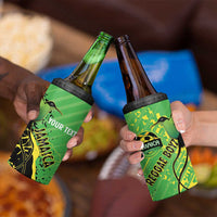 Custom Jamaica Football 4 in 1 Can Cooler Tumbler Come On Reggae Boyz Red-billed streamertail - Wonder Print Shop