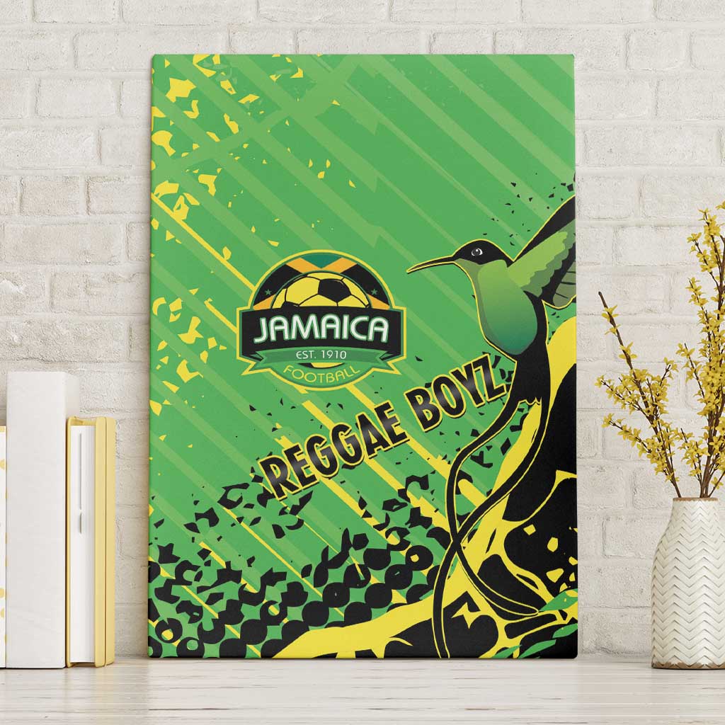 Jamaica Football Canvas Wall Art Come On Reggae Boyz Red-billed streamertail - Wonder Print Shop
