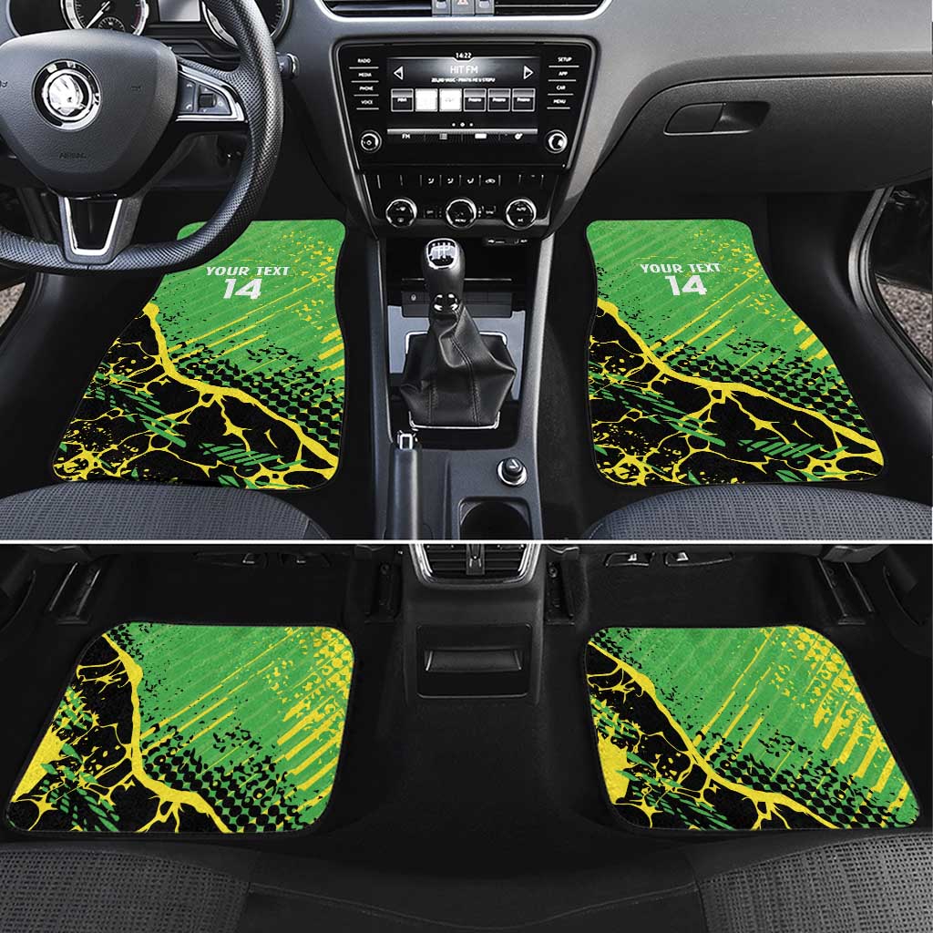 Custom Jamaica Football Car Mats Come On Reggae Boyz Red-billed streamertail - Wonder Print Shop
