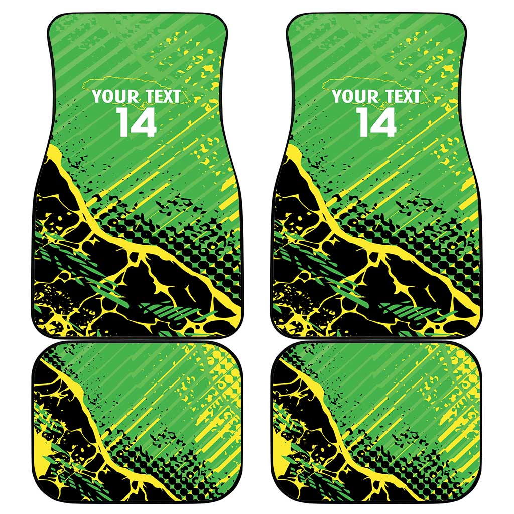 Custom Jamaica Football Car Mats Come On Reggae Boyz Red-billed streamertail - Wonder Print Shop