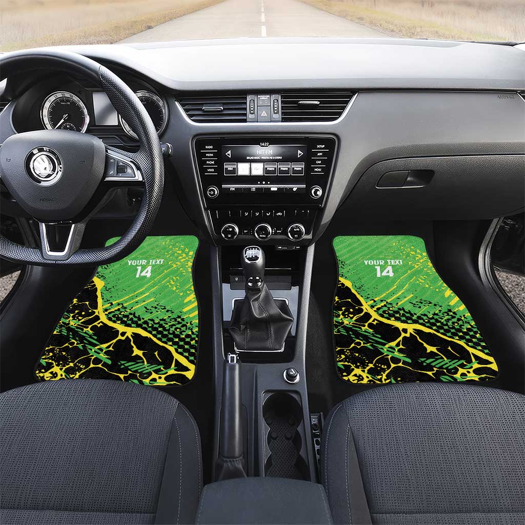 Custom Jamaica Football Car Mats Come On Reggae Boyz Red-billed streamertail - Wonder Print Shop
