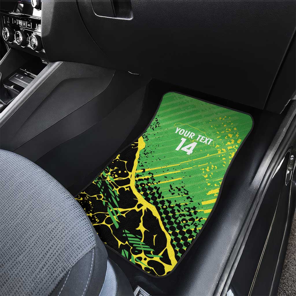 Custom Jamaica Football Car Mats Come On Reggae Boyz Red-billed streamertail - Wonder Print Shop