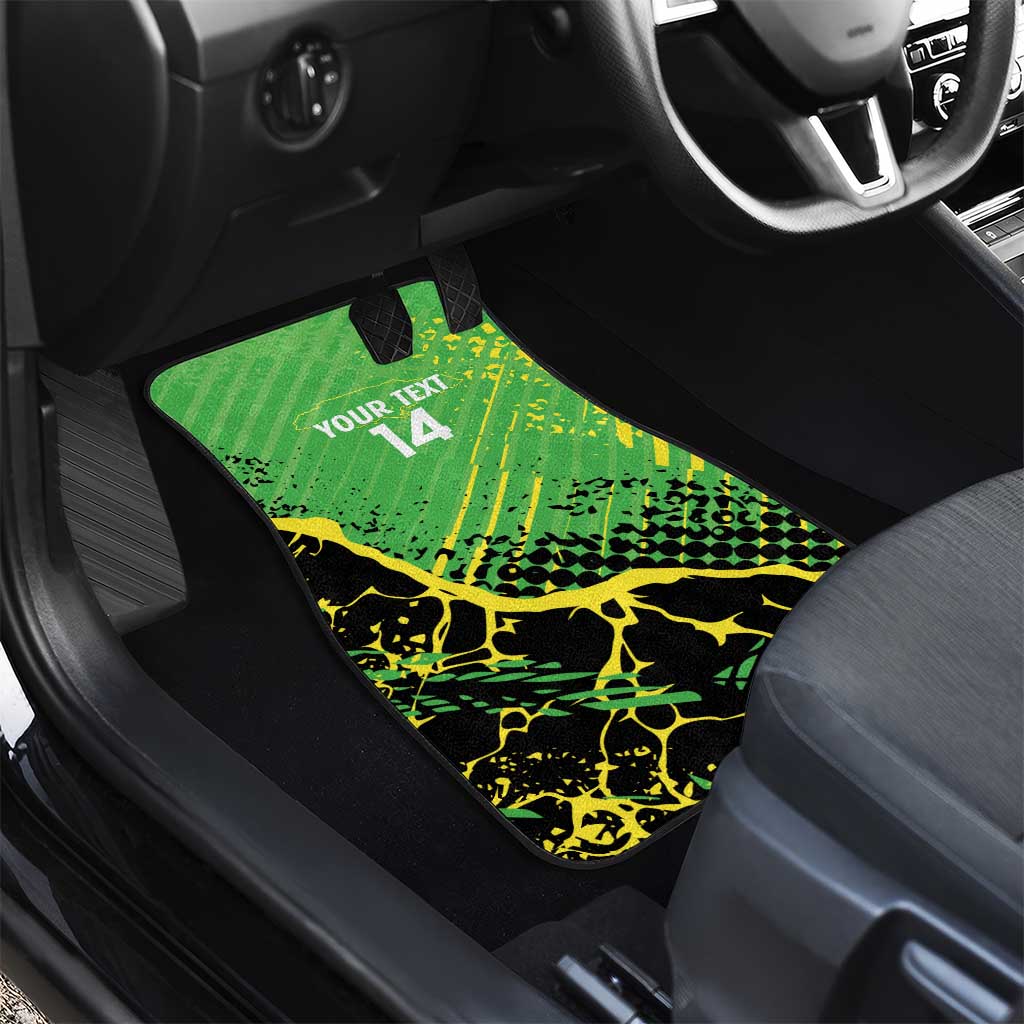 Custom Jamaica Football Car Mats Come On Reggae Boyz Red-billed streamertail - Wonder Print Shop