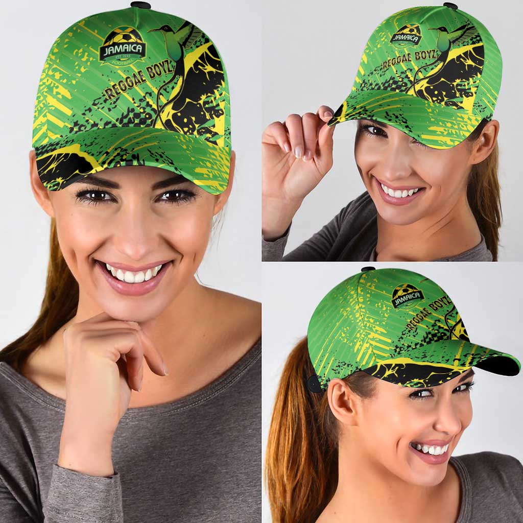 Jamaica Football Classic Cap Come On Reggae Boyz Red-billed streamertail - Wonder Print Shop