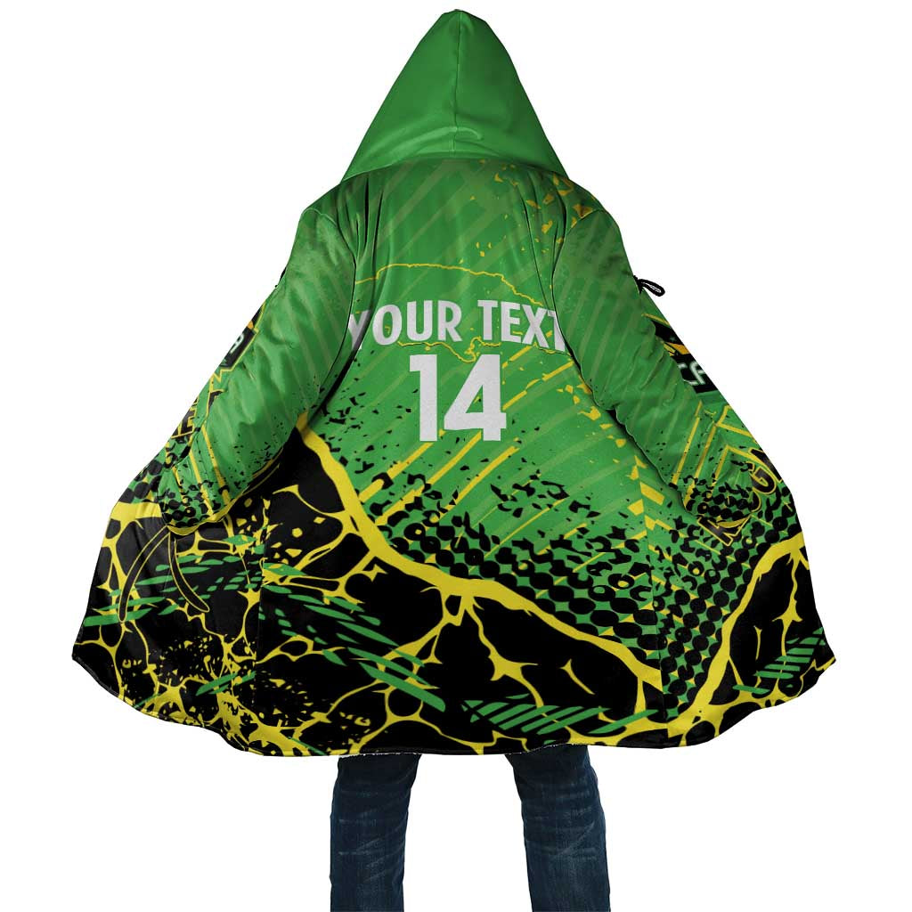 Custom Jamaica Football Cloak Come On Reggae Boyz Red-billed streamertail - Wonder Print Shop