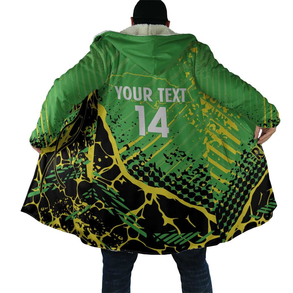 Custom Jamaica Football Cloak Come On Reggae Boyz Red-billed streamertail - Wonder Print Shop
