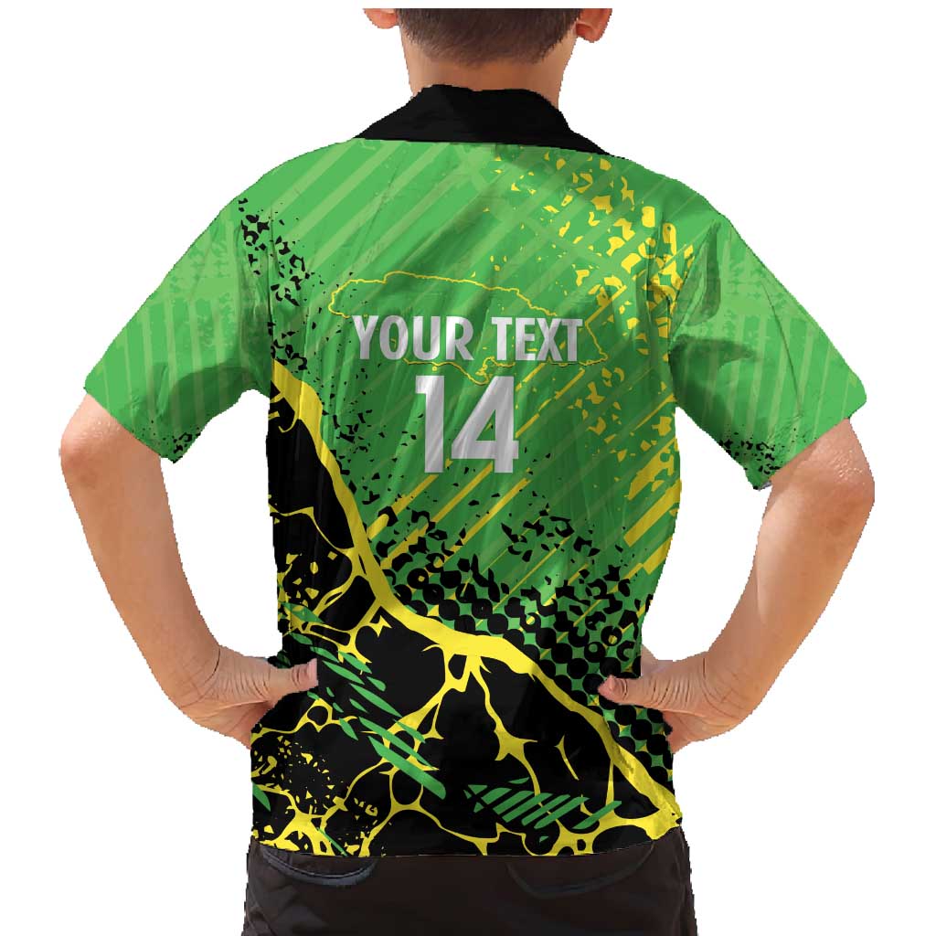 Custom Jamaica Football Family Matching Mermaid Dress and Hawaiian Shirt Come On Reggae Boyz Red-billed streamertail - Wonder Print Shop