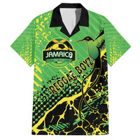 Custom Jamaica Football Family Matching Off Shoulder Maxi Dress and Hawaiian Shirt Come On Reggae Boyz Red-billed streamertail - Wonder Print Shop