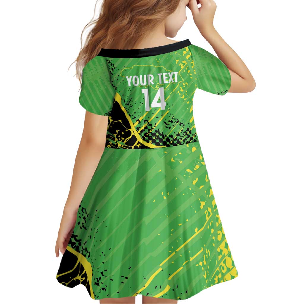 Custom Jamaica Football Family Matching Tank Maxi Dress and Hawaiian Shirt Come On Reggae Boyz Red-billed streamertail - Wonder Print Shop