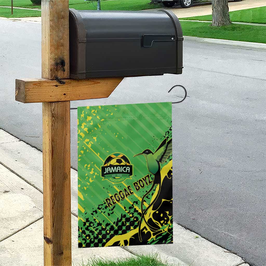 Jamaica Football Garden Flag Come On Reggae Boyz Red-billed streamertail - Wonder Print Shop