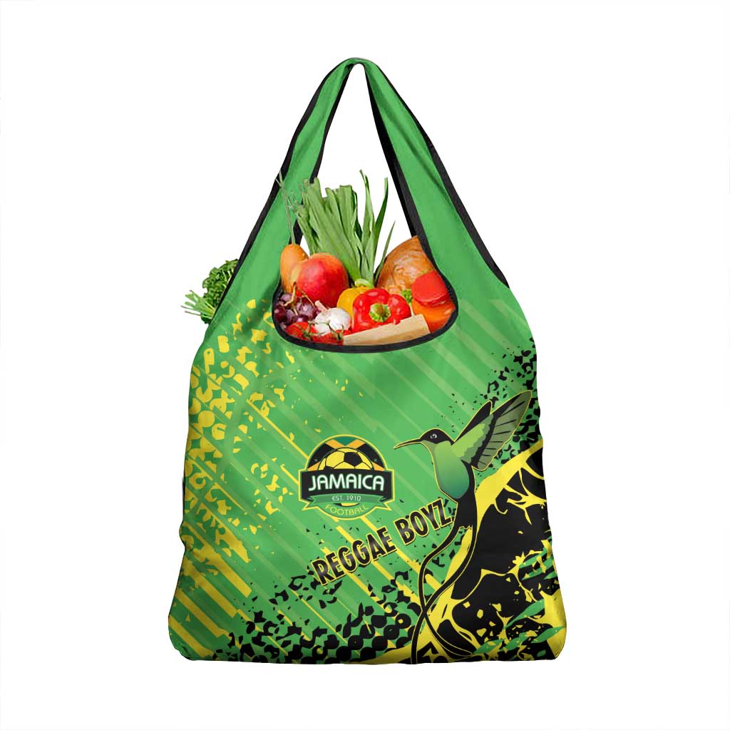 Jamaica Football Grocery Bag Come On Reggae Boyz Red-billed streamertail - Wonder Print Shop