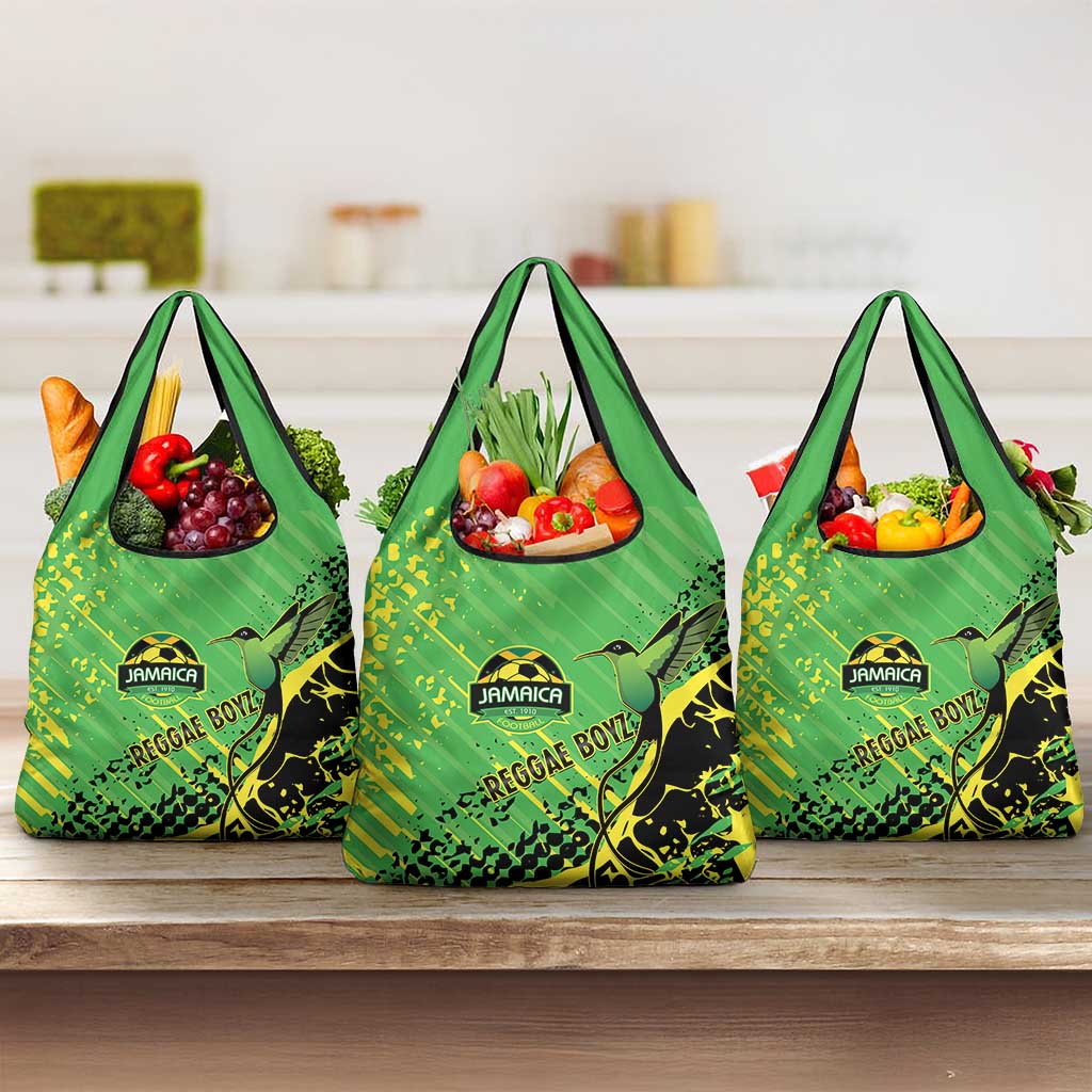 Jamaica Football Grocery Bag Come On Reggae Boyz Red-billed streamertail - Wonder Print Shop