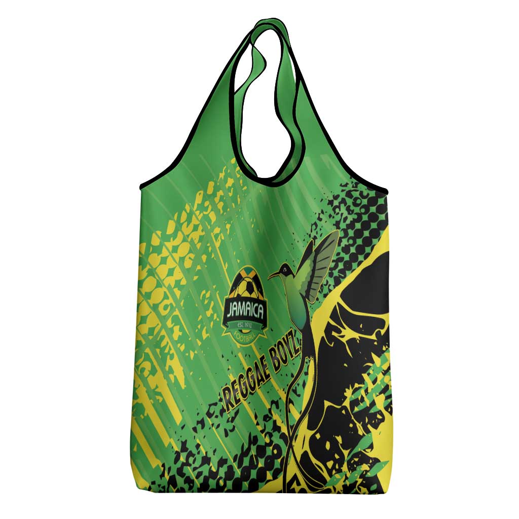 Jamaica Football Grocery Bag Come On Reggae Boyz Red-billed streamertail - Wonder Print Shop