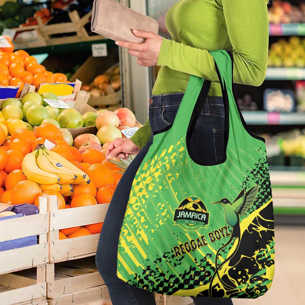 Jamaica Football Grocery Bag Come On Reggae Boyz Red-billed streamertail - Wonder Print Shop