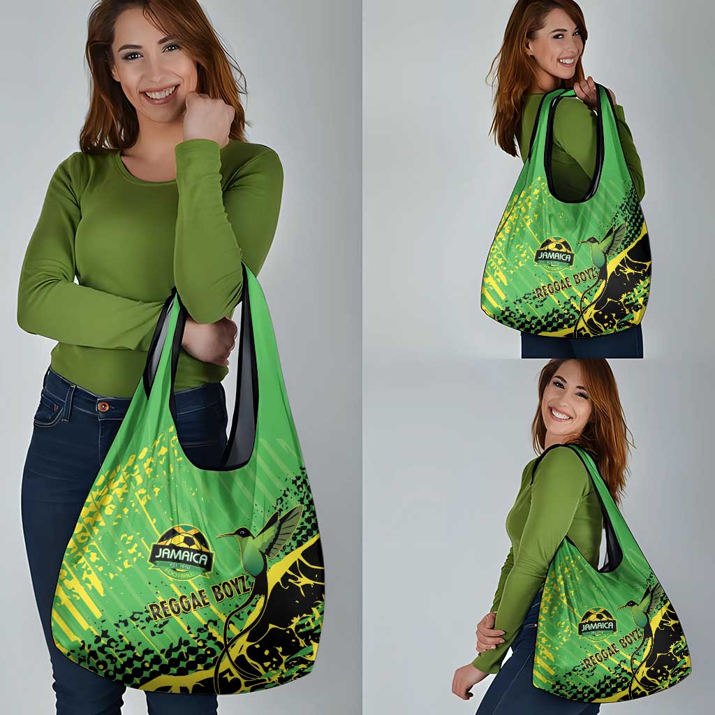 Jamaica Football Grocery Bag Come On Reggae Boyz Red-billed streamertail - Wonder Print Shop