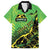 Custom Jamaica Football Hawaiian Shirt Come On Reggae Boyz Red-billed streamertail - Wonder Print Shop