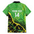 Custom Jamaica Football Hawaiian Shirt Come On Reggae Boyz Red-billed streamertail - Wonder Print Shop