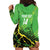 Custom Jamaica Football Hoodie Dress Come On Reggae Boyz Red-billed streamertail - Wonder Print Shop