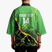 Custom Jamaica Football Kimono Come On Reggae Boyz Red-billed streamertail - Wonder Print Shop
