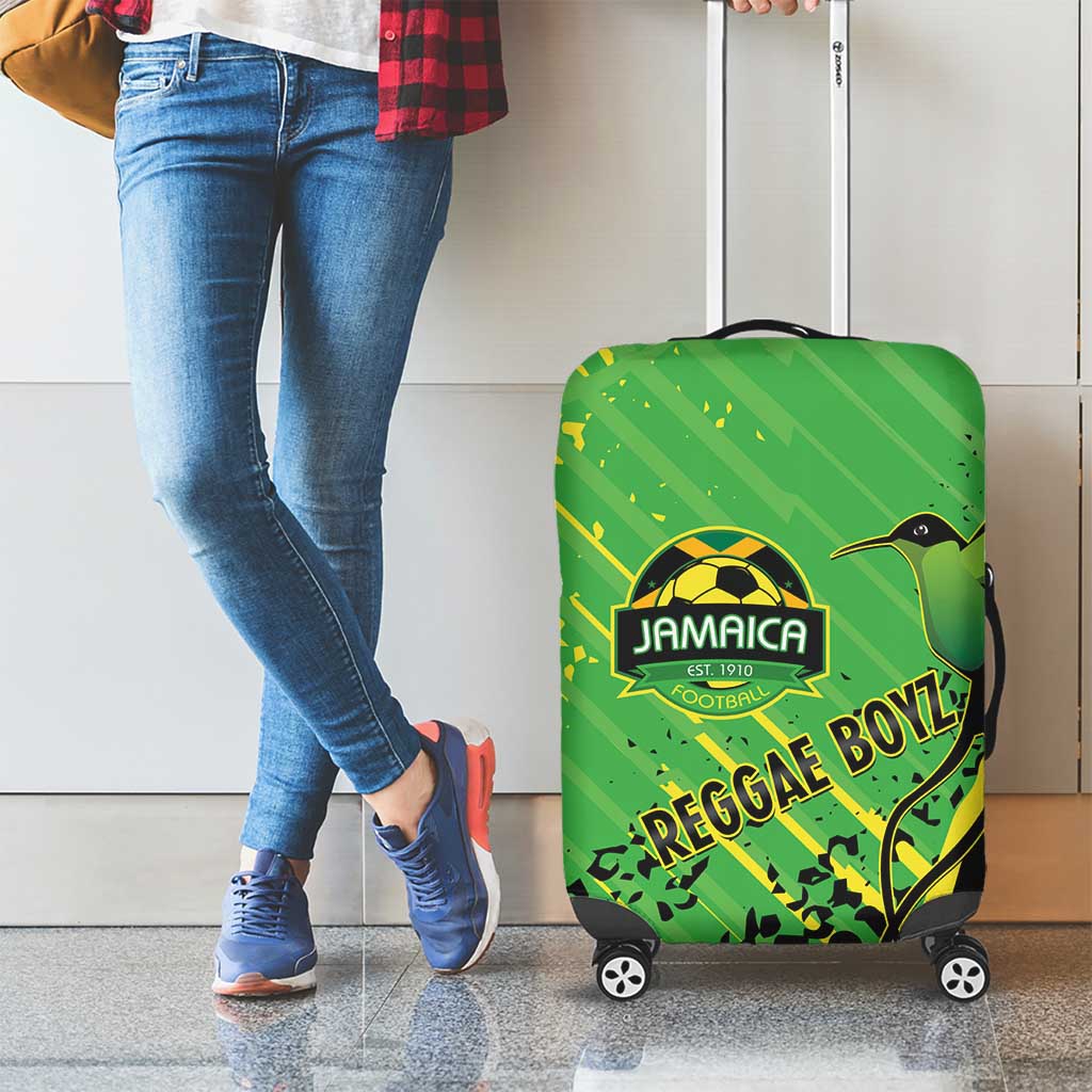 Jamaica Football Luggage Cover Come On Reggae Boyz Red-billed streamertail - Wonder Print Shop