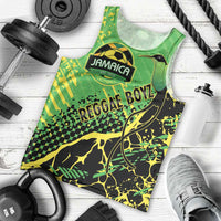 Custom Jamaica Football Men Tank Top Come On Reggae Boyz Red-billed streamertail - Wonder Print Shop