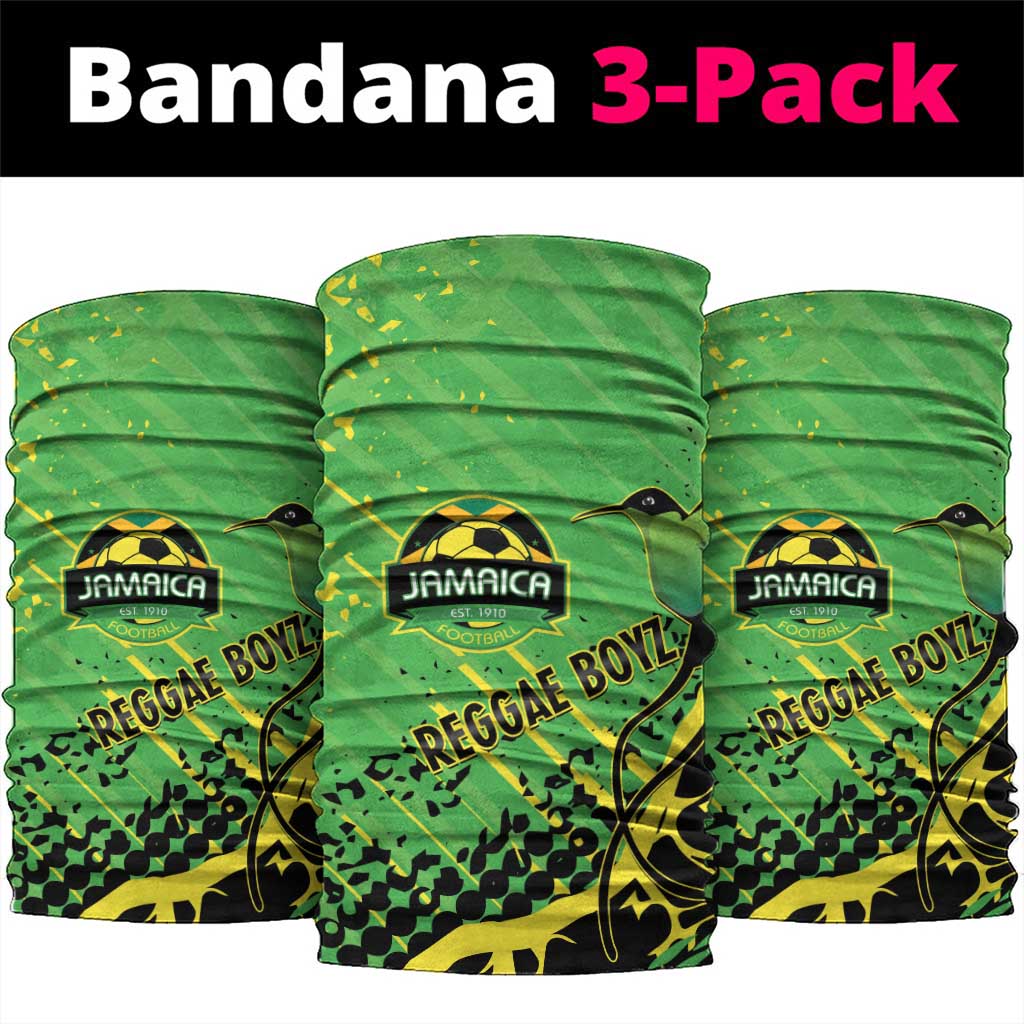 Jamaica Football Neck Gaiter Come On Reggae Boyz Red-billed streamertail - Wonder Print Shop