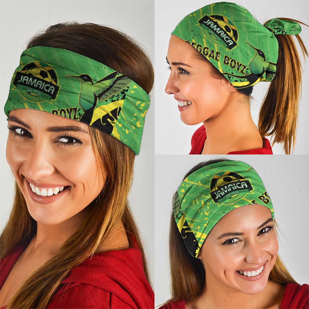 Jamaica Football Neck Gaiter Come On Reggae Boyz Red-billed streamertail - Wonder Print Shop
