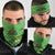 Jamaica Football Neck Gaiter Come On Reggae Boyz Red-billed streamertail - Wonder Print Shop