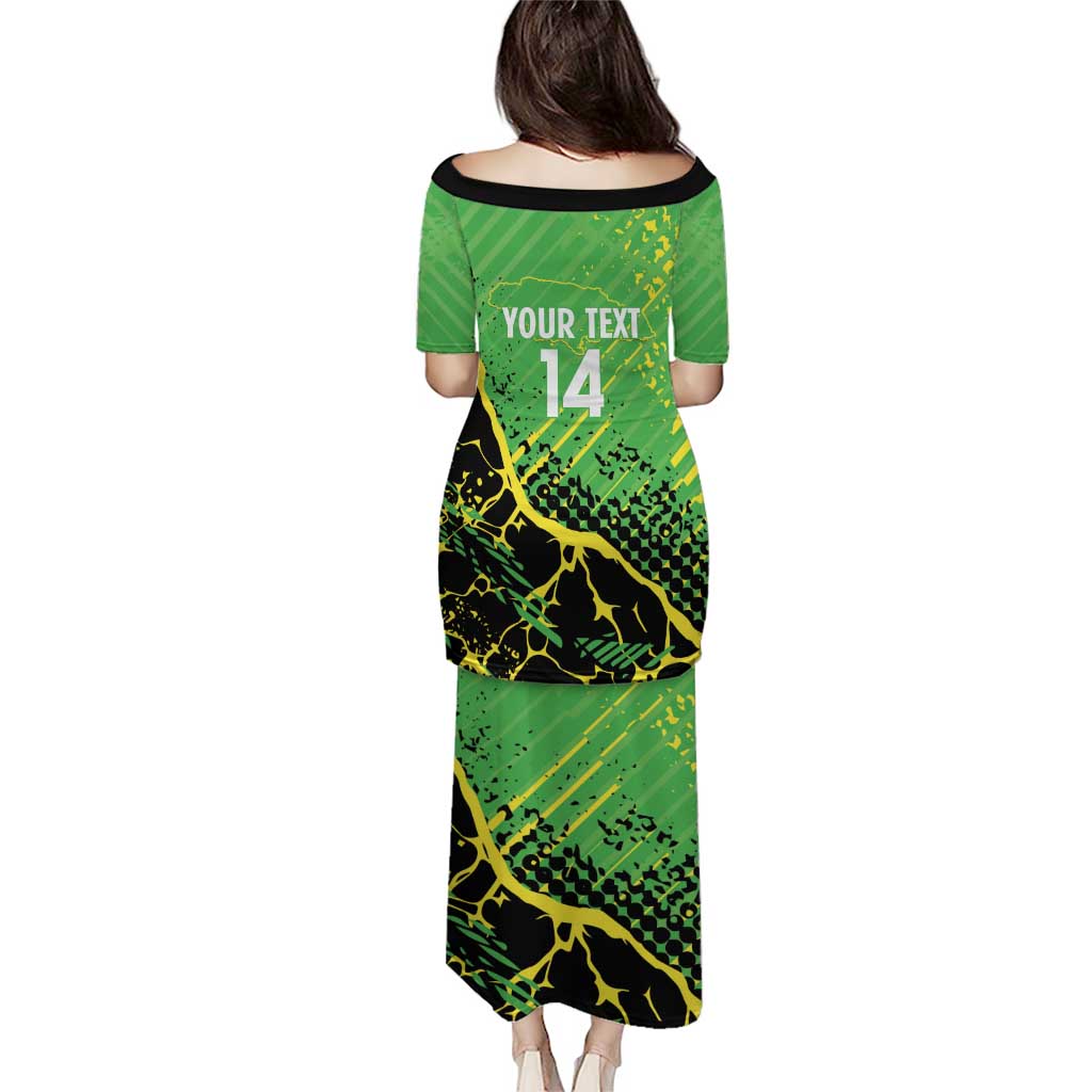 Custom Jamaica Football Puletasi Come On Reggae Boyz Red-billed streamertail - Wonder Print Shop