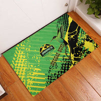 Jamaica Football Rubber Doormat Come On Reggae Boyz Red-billed streamertail - Wonder Print Shop