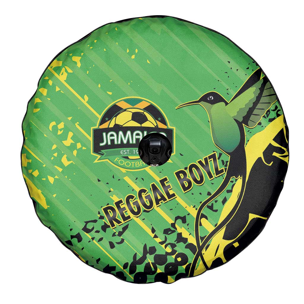 Jamaica Football Spare Tire Cover Come On Reggae Boyz Red-billed streamertail - Wonder Print Shop