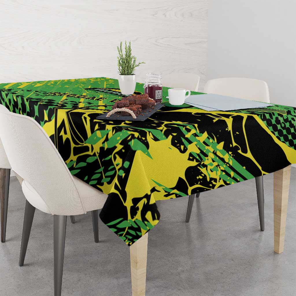 Jamaica Football Tablecloth Come On Reggae Boyz Red-billed streamertail - Wonder Print Shop