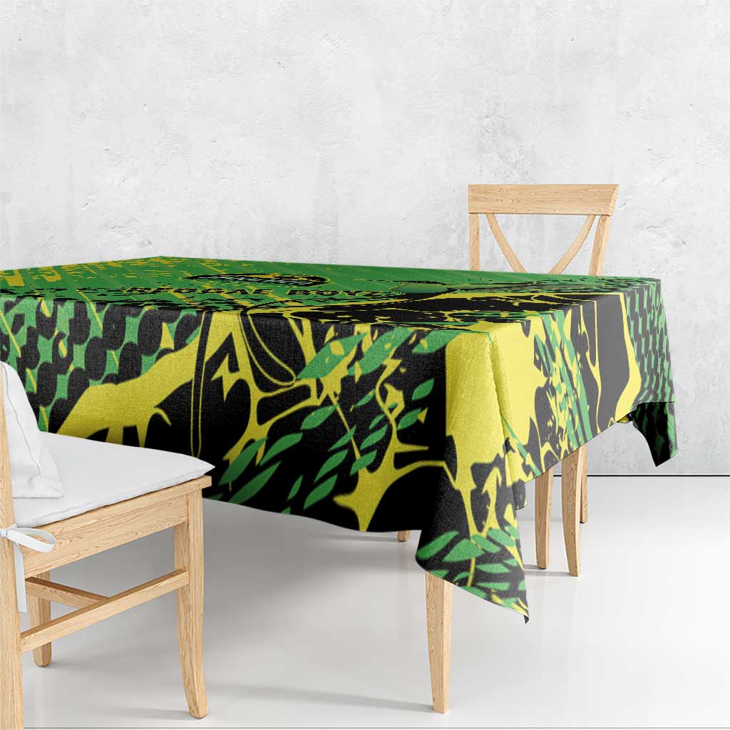 Jamaica Football Tablecloth Come On Reggae Boyz Red-billed streamertail - Wonder Print Shop