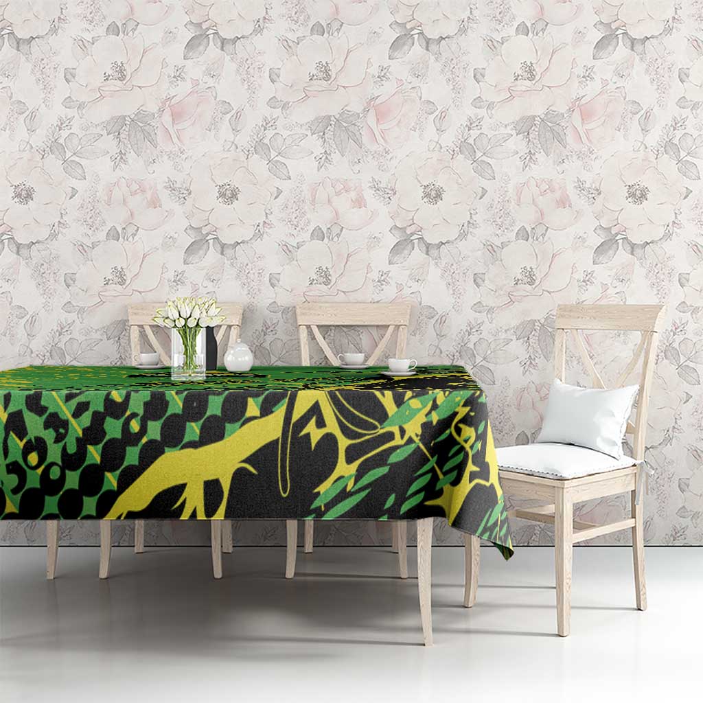 Jamaica Football Tablecloth Come On Reggae Boyz Red-billed streamertail - Wonder Print Shop