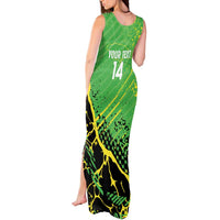 Custom Jamaica Football Tank Maxi Dress Come On Reggae Boyz Red-billed streamertail - Wonder Print Shop
