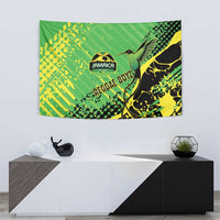 Jamaica Football Tapestry Come On Reggae Boyz Red-billed streamertail - Wonder Print Shop