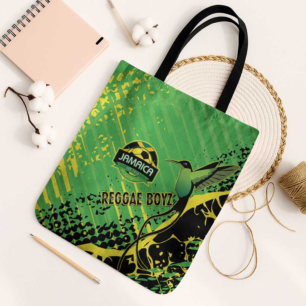 Jamaica Football Tote Bag Come On Reggae Boyz Red-billed streamertail - Wonder Print Shop