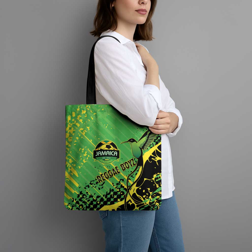 Jamaica Football Tote Bag Come On Reggae Boyz Red-billed streamertail - Wonder Print Shop