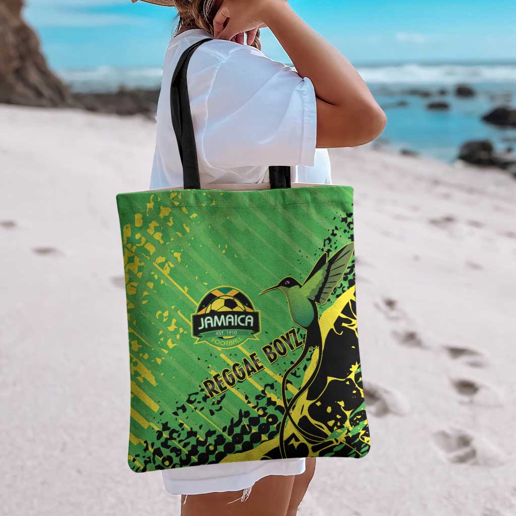 Jamaica Football Tote Bag Come On Reggae Boyz Red-billed streamertail - Wonder Print Shop