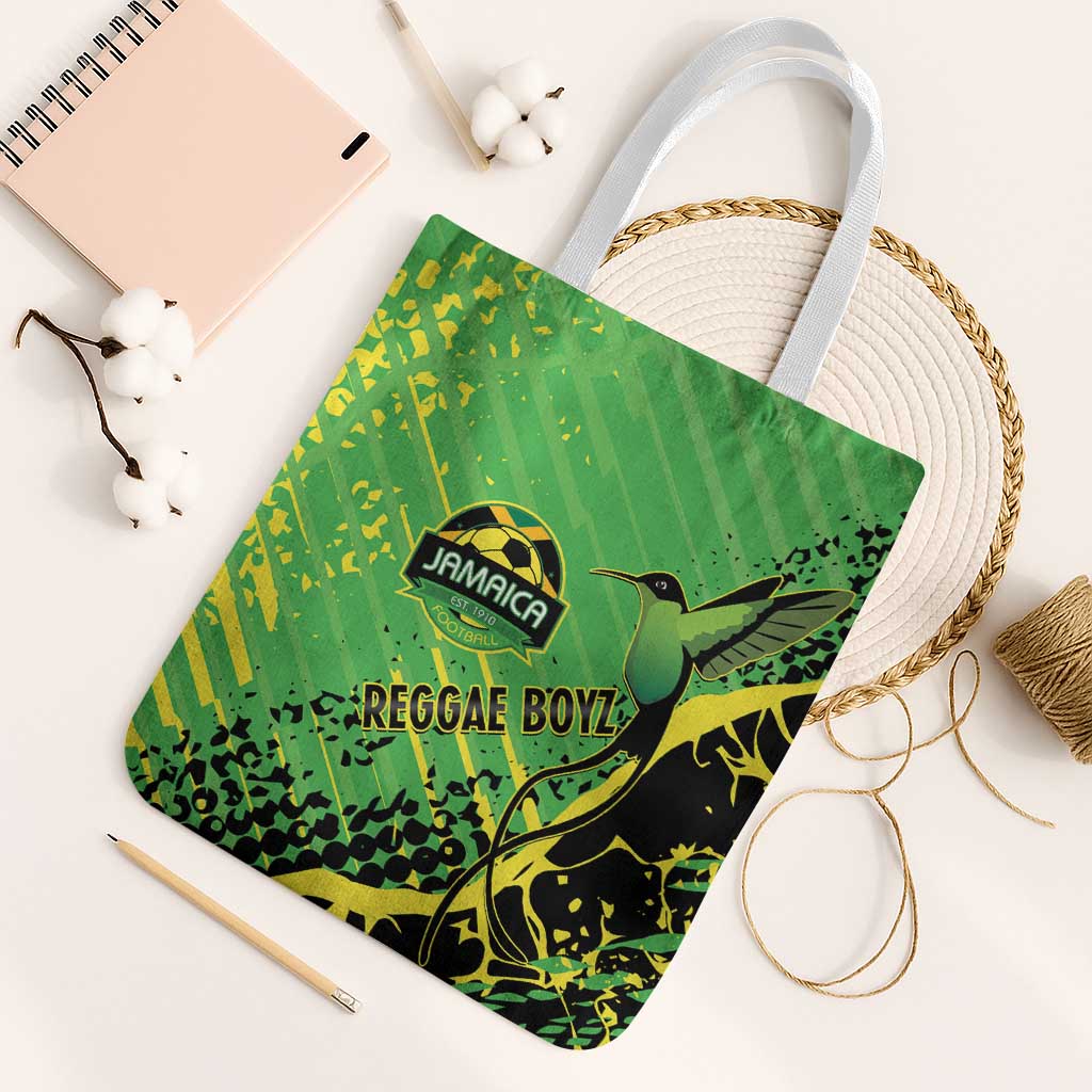 Jamaica Football Tote Bag Come On Reggae Boyz Red-billed streamertail - Wonder Print Shop