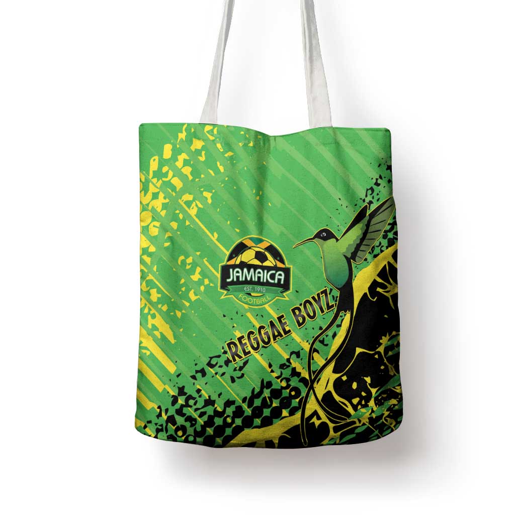Jamaica Football Tote Bag Come On Reggae Boyz Red-billed streamertail - Wonder Print Shop