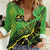 Custom Jamaica Football Women Casual Shirt Come On Reggae Boyz Red-billed streamertail - Wonder Print Shop